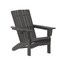 Flash Furniture Gray Adirondack Patio Chair with Cupholder LE-HMP-1045-10-GY-GG - alternate 5